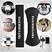 Fixate Gel Pads Flourish Lama Sticky Gel Pad Nano Rubber Powerful Strong Amazing Anti-Slip Sticker for Mobile Phone Holder Washable Reusable Sailor Sticker (Black)