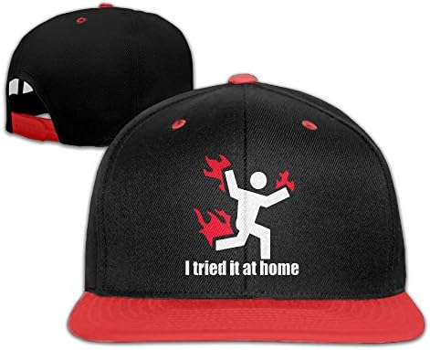 I TRIED IT AT HOME Science Project Funny Boys/Girls Trucker Hats Style