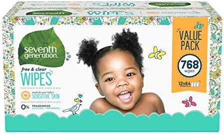 free and clear baby wipes