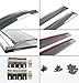 Clip-on Type Smoke Tinted Window Visor W/Compatible with Fits for 2012-2016 Honda CRV CR-V