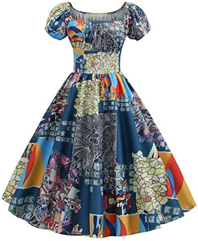 Fankle Women's Vintage 1950s Floral Print Short Sleeve Swing Dress Retro A-Line High Waist Flare Pleated Prom Party Evening Gown Dress (Yellow, M) price in UAE | Amazon UAE | kanbkam Fankle Women's Vintage 1950s Floral Print Short Sleeve Swing Dress Retro A-Line High Waist Flare Pleated Prom Party Evening Gown Dress (Yellow, M) price in UAE | Amazon UAE | kanbkam