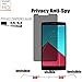 VIMVIP Privacy Anti-Spy Tempered Glass Screen Protector for LG G4 with 9H Hardness - Protect Your Screen From Scratches Drops and Anti-Spy (LG G4)