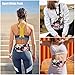 LOKASS Fanny Packs for Women Sport Waist Pack Floral Shoulder Bag with Adjustable Strap Large Capacity Perfect for Womens Running Hiking Cycling Jogging