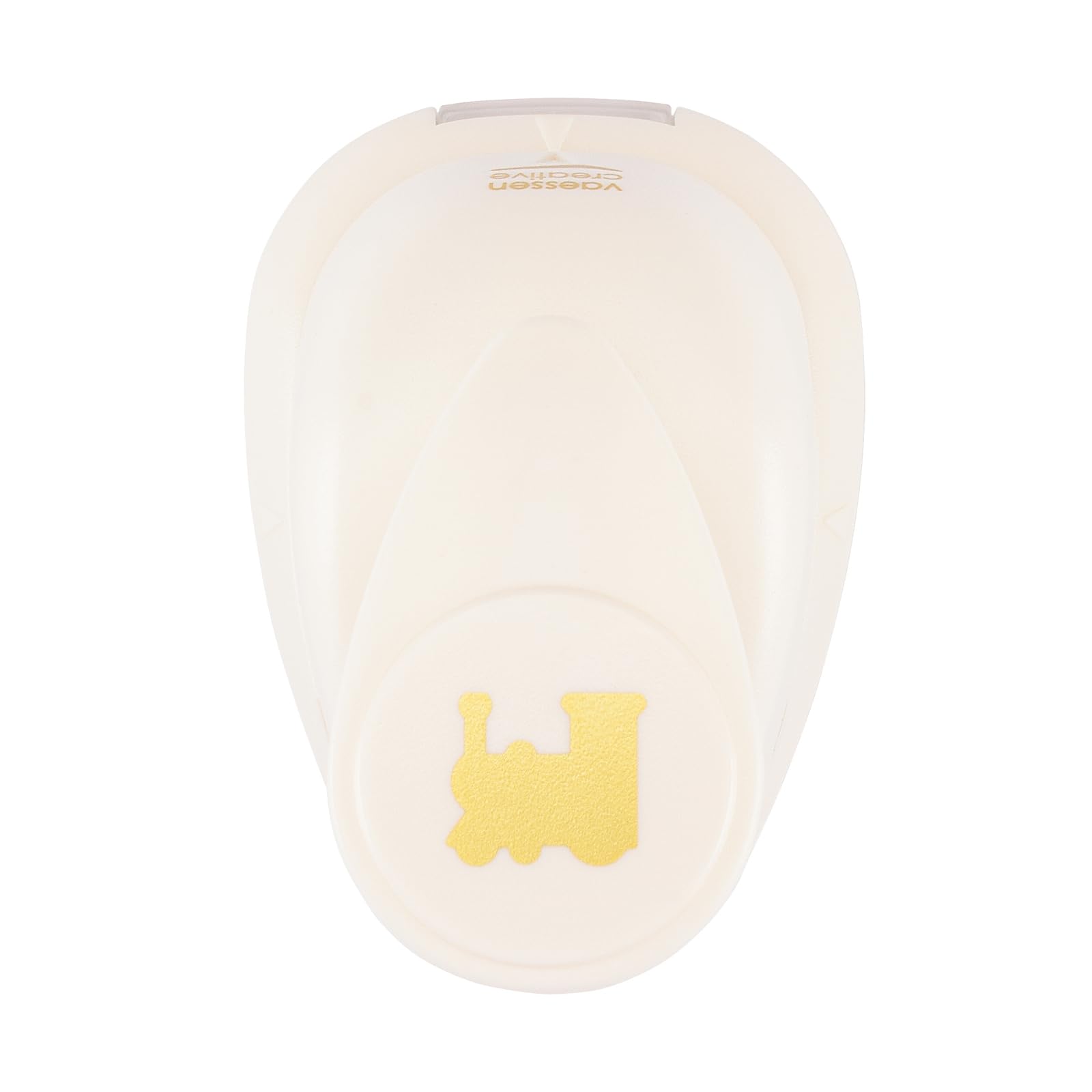 Vaessen Creative Craft Paper Punch - Train - 1,1 x 1,3 cm - Circle Cutter for Crafting and Card Making