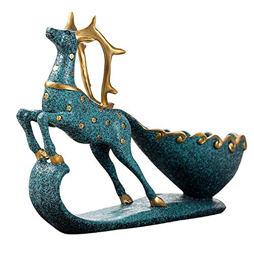 Ceramic Reindeer Wine Rack Stand