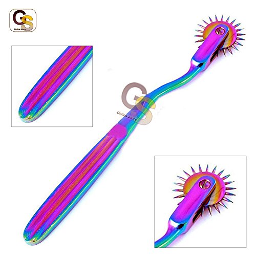 WARTENBERG PIN Wheel/Pinwheel Single (1) Head 7" Diagnostic Rainbow Color by G.S ONLINE STORE
