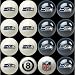 Imperial Officially Licensed NFL Merchandise: Home vs. Away Billiard/Pool Balls, Complete 16 Ball Set, Seattle Seahawks