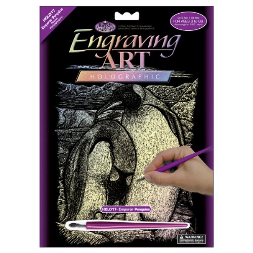 Royal and Langnickel Holographic Engraving Art, Emperor Penguins