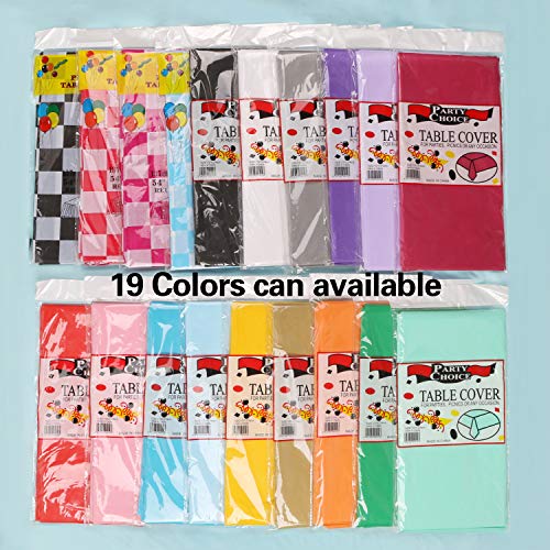 6 Tablecloth+Disposable+Rectangle+Birthdays+Weddings