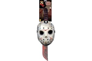 Rubies Costume Co. Men's Friday The 13th: Jason Mask and Machete Set