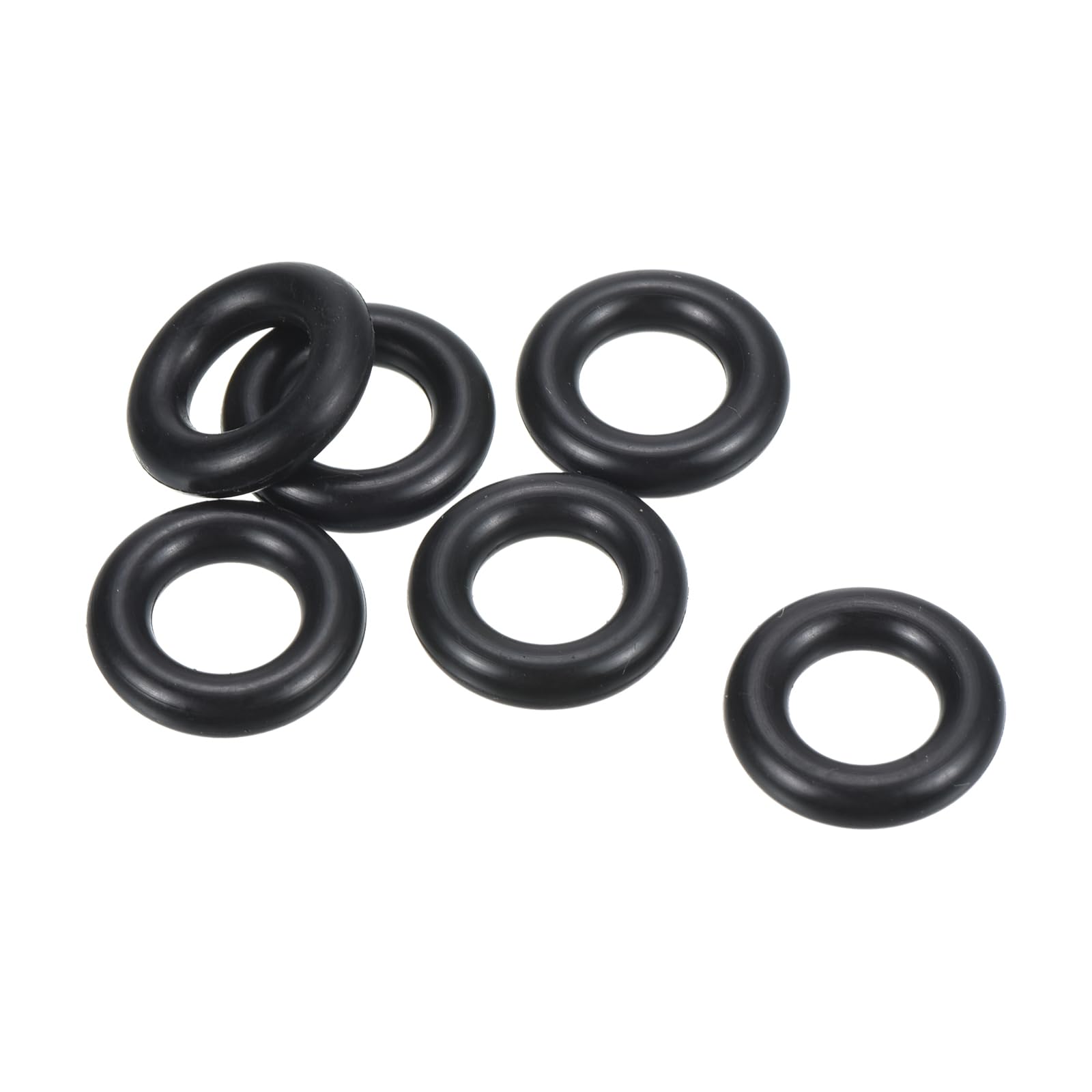 PATIKIL Nitrile Rubber O-Rings 20mm OD 10mm ID 5mm Width, 25 Pcs Metric Sealing Gasket for Faucet Plumbing Automotive Repair, Black