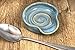 Coffee Spoon Rest, Teaspoon Rest, MINI Ceramic Spoon Rest in Opal Blue