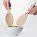 Suck UK Wooden Salad Servers Tennis Racket Shaped Serving Spoons Kitchen Utensils Set Of 2 Kitchen Gifts & Novelty Gifts For Tennis Lovers Wooden Spoons For Cooking Or Serving Salad Tongs