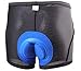 4ucycling 3D Silicon Gel Padded Bike Underwear Shorts - Breathable,Lightweight,Men -Women