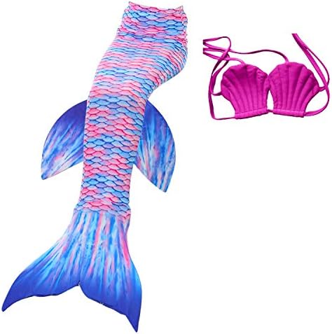 DOTOFIN Mermaid Tails,Swimming Costume,Girls Swimmable Mermaid Tail Swimsuit