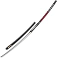 Musashi - Nagamaki 1045 Carbon Steel Blade Clay Tempered Long Samurai Sword