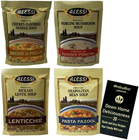 Alessi Autentico - Sopas Premium, Sabores Tradicionales, 6...
