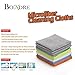Multi-Function Microfiber Cleaning Cloths - 12Pack | Absorbent for Home/Kitchen/Car Glass/Disk Screen/Tablets |, 12x12 Inch.