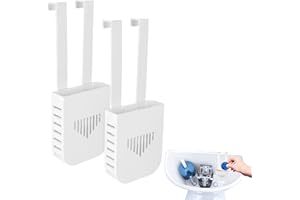 2 Sets Toilet Tank Pucks Holder, Hanging Toilet Bowl Carrier Hook Pucks Holder Hanger Bracket Caddy Avoids Crumbling from Wat