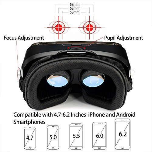 ETVR-3D-VR-Headset-With-Remote-Controller-More-Comfortable-Virtual-Reality-Headset-VR-Glasses-For-Movies-and-Games-Fit-For-47-62-iPhone-7s76-6s-plus-Samsung-Series-and-Other-Smartphone-Device