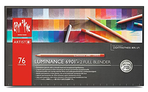 Caran d'Ache Luminance 6901 Clr Pncl Set 76 Artist Rng (Best Blender For Polychromos)