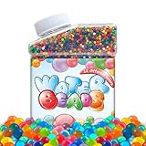 Water Beads Pack 12 Color Rainbow Mix Soft Crystal Orbeez, for Kids Tactile Sensory Toy, Vases, Plants & Home Decoration, Jelly Growing Pearl Balls, Great for Wedding, Party, Pool, Guns