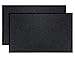 Fasmov Front Door Mats Welcome Mats, 2 Pack Waterproof Anti-Slip Durable Rubber Doormat Low-Profile Design Floor Front Doormat Rugs for Entryway, Patio, Garage, High Traffic Areas, 17.7”x31.5”(Gray)