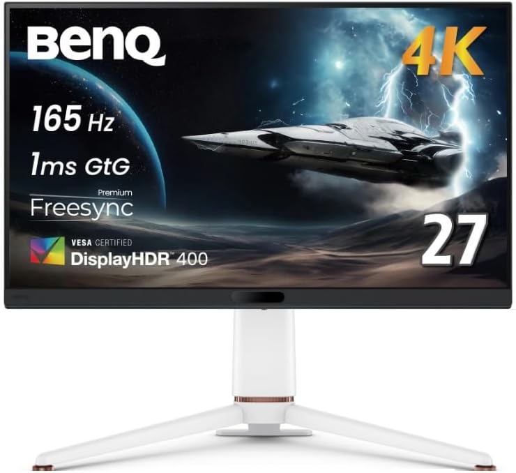 BenQ MOBIUZ EX271U 27 Inch 4K 165Hz eARC USB-C DP 1.4 HDMI 2.1