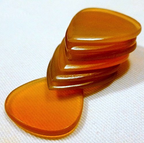 US Blues P3-JZAH Jazz Exotics Amber Horn Guitar Picks