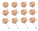 ZAKI L'vow Multiflora Flower Brooches Wedding Lapel Pin Boutonniere Pack of 12
