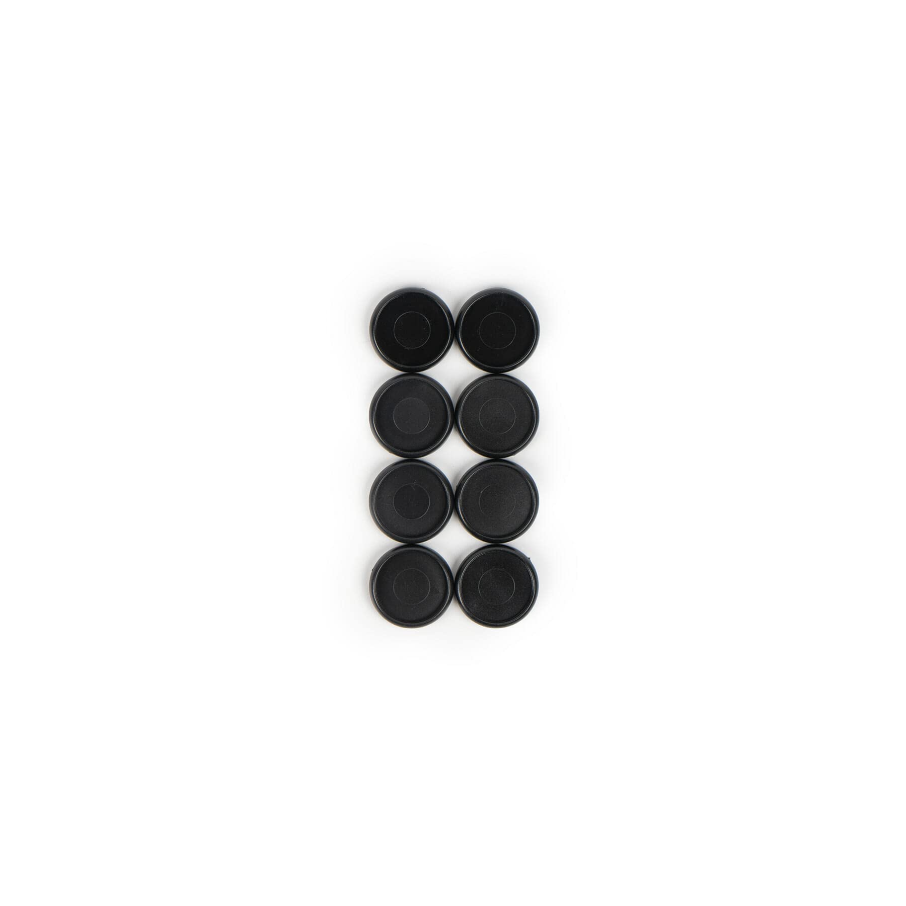Modubooq - 8 black discbounds 18mm - binding discs for duratech3 pages or discbound notebook