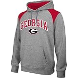 Georgia Bulldogs Poly Hooded Sweatshirt Gray