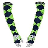 Seattle Seahawks 12th Man/women Arm Socks (Argyle)