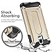 Galaxy S5 Case,Wollony Rugged Hybrid Dual Layer Armor Protective Back Case Shockproof Cover for Galaxy S5 - Heavy Duty - Slim Hard Shell Protection - Impact Resistant Bumper (Gold)
