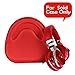 Khanka Hard Travel Case Replacement for COWIN E7 / E7 PRO Active Noise Cancelling Bluetooth Headphones (red)