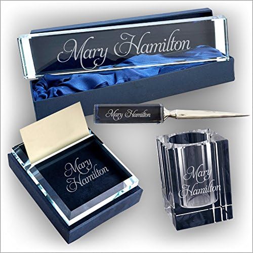 Glass Desk Set