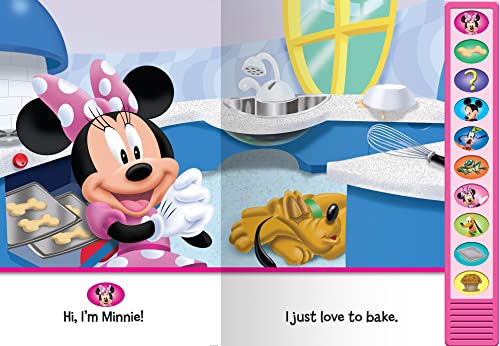 Disney Minnie Mouse - I'm Ready to Read with Minnie Interactive Read-Along Sound Book - Great for Early Readers - PI Kids