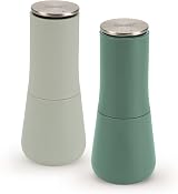 Joseph Joseph Milltop Non-Spill Salt and Pepper Mill Set Sage Green 8