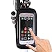 JOY COLORFUL Bicycle Bags Front Tube Frame Cycling Packages Touch Screen Mobile Phone Professional Accessories, Medium, Black