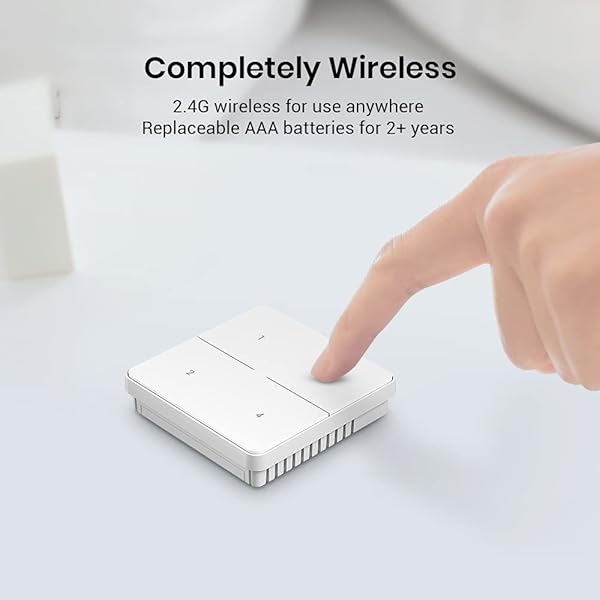 BroadLink Wireless Smart Button mit Hub Schalter zur Szenensteuerung und Fernsteuerung von Smart Home Gerten 3 Wege Lichtsteuerung mit Smart Lichtschalter