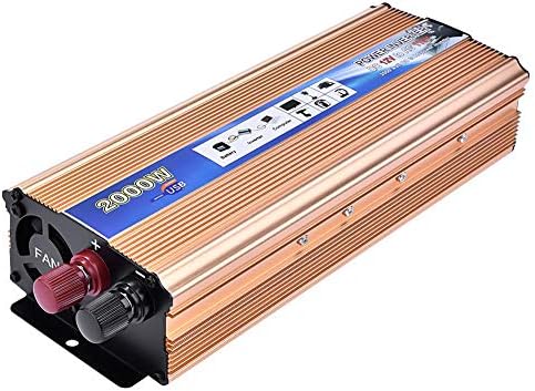 Ankishi 2000W Power Inverter DC 12V to 110V AC Car Inverter with 2.1A USB Car Adapter