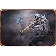 Video Game Warframe Ash Ash Prime Funny Tin Sign game Poster Vintage Cute Metal Sign Gift Retro Novelty Cafe Store Garage Tin Signs8x12 Inch