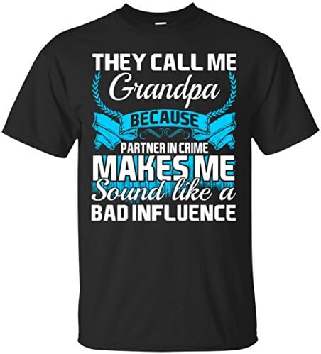 They Call me Grandpa Partner in Crime Funny Tshirt