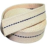 Oil Lamp Mate 1 Inch Flat Cotton Oil Lantern or Oil Lamp Wick with Purple Stitch. 6 Foot Roll