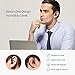 Bluetooth Headset, Yuwiss Wireless Earpiece with 180 Degree Rotation Noise Cancelling Mic headphones In-Ear Calling Stereo Earbuds for Driving, iPhone, Android, Samsung Galaxy Cellphones (Blue)