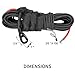 FIERYRED Synthetic Winch Line 3/8