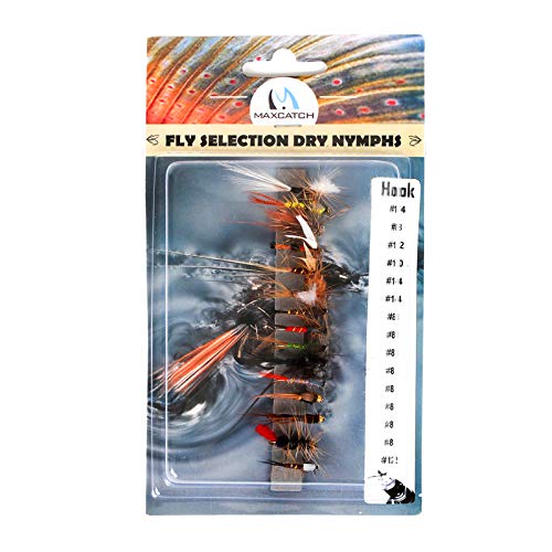 image for M MAXIMUMCATCH Maxcatch Fly Fishing Flies Kit Fly Assortment Dry/Wet F