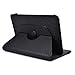 Lenovo IdeaTab S6000 / S6000F / S6000H / S6000L folio case, COOPER INFINITE S360 Business School Travel Carrying Portfolio Case Protective Cover Folio with Built-in 360 Rotating Stand Black)