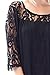 Allora Betsy Red Couture Women's Plus Size Lace Knit Tunic Top