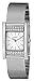 GUESS Women's U0127L1 Timeless Shine Crystal Mesh Silver-Tone Watch